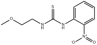 1-(2-methoxyethyl)-3-(2-nitrophenyl)thiourea Struktur