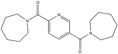 [6-(azepane-1-carbonyl)pyridin-3-yl]-(azepan-1-yl)methanone Structure