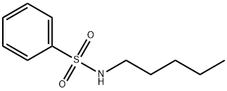 N-pentylbenzenesulfonamide Struktur