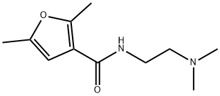 N-[2-(dimethylamino)ethyl]-2,5-dimethylfuran-3-carboxamide Struktur