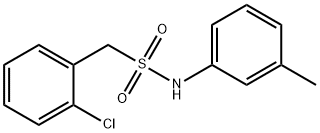 1-(2-chlorophenyl)-N-(3-methylphenyl)methanesulfonamide Structure