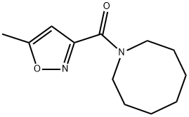 azocan-1-yl-(5-methyl-1,2-oxazol-3-yl)methanone Struktur