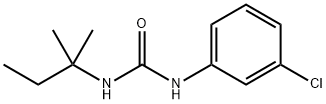 1-(3-chlorophenyl)-3-(2-methylbutan-2-yl)urea Struktur