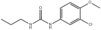 1-(3-chloro-4-methoxyphenyl)-3-propylurea Struktur