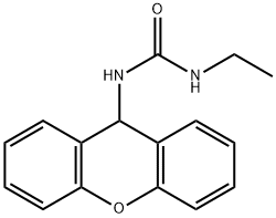 1-ethyl-3-(9H-xanthen-9-yl)urea Struktur