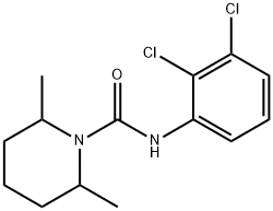 N-(2,3-dichlorophenyl)-2,6-dimethylpiperidine-1-carboxamide Struktur