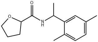 N-[1-(2,5-dimethylphenyl)ethyl]oxolane-2-carboxamide Struktur