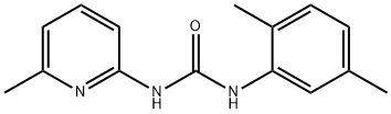 1-(2,5-dimethylphenyl)-3-(6-methylpyridin-2-yl)urea Struktur