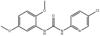 1-(5-chloropyridin-2-yl)-3-(2,5-dimethoxyphenyl)urea Struktur