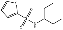 N-pentan-3-ylthiophene-2-sulfonamide Struktur