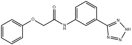 2-phenoxy-N-[3-(2H-tetrazol-5-yl)phenyl]acetamide Struktur