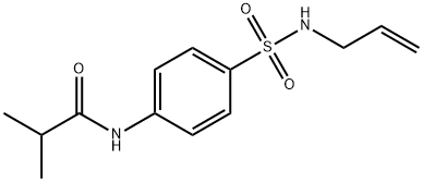 2-methyl-N-[4-(prop-2-enylsulfamoyl)phenyl]propanamide Struktur