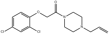 2-(2,4-dichlorophenoxy)-1-(4-prop-2-enylpiperazin-1-yl)ethanone Struktur