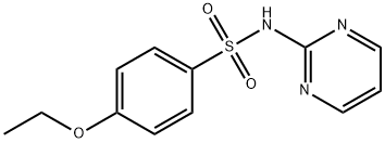 4-ethoxy-N-pyrimidin-2-ylbenzenesulfonamide Struktur