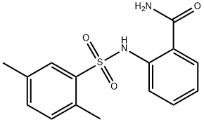 2-[(2,5-dimethylphenyl)sulfonylamino]benzamide Struktur