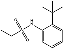 N-(2-tert-butylphenyl)ethanesulfonamide Struktur