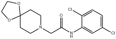 N-(2,5-dichlorophenyl)-2-(1,4-dioxa-8-azaspiro[4.5]decan-8-yl)acetamide Struktur