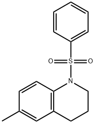 1-(benzenesulfonyl)-6-methyl-3,4-dihydro-2H-quinoline Struktur