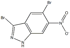 3,5-Dibromo-6-nitro-1H-indazole Struktur