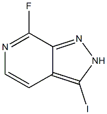 7-Fluoro-3-iodo-2H-pyrazolo[3,4-c]pyridine Struktur