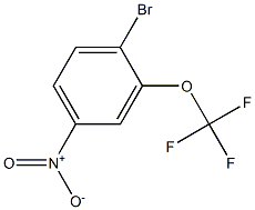 1-Bromo-4-nitro-2-trifluoromethoxy-benzene Struktur