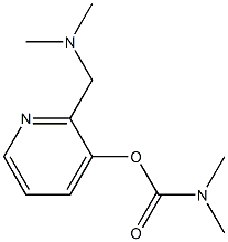 [2-[(dimethylamino)methyl]pyridin-3-yl] N,N-dimethylcarbamate Struktur