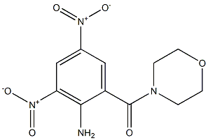 (2-amino-3,5-dinitrophenyl)-morpholin-4-ylmethanone Struktur