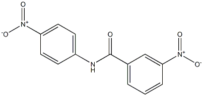 3-nitro-N-(4-nitrophenyl)benzamide Struktur