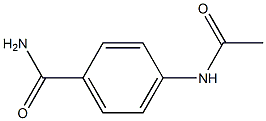 4-acetamidobenzamide Struktur