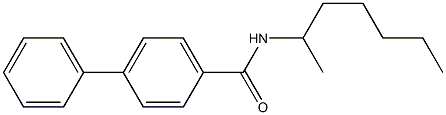 N-heptan-2-yl-4-phenylbenzamide Structure