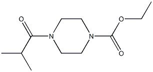 ethyl 4-(2-methylpropanoyl)piperazine-1-carboxylate Struktur