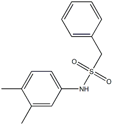 N-(3,4-dimethylphenyl)-1-phenylmethanesulfonamide Struktur