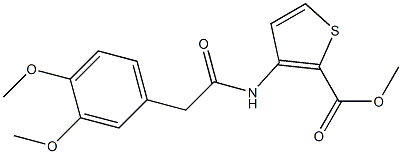 methyl 3-[[2-(3,4-dimethoxyphenyl)acetyl]amino]thiophene-2-carboxylate