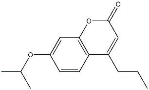 7-propan-2-yloxy-4-propylchromen-2-one Struktur