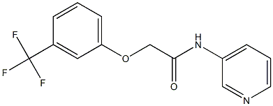 N-pyridin-3-yl-2-[3-(trifluoromethyl)phenoxy]acetamide Structure