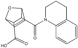 2-(3,4-dihydro-2H-quinoline-1-carbonyl)-7-oxabicyclo[2.2.1]hept-5-ene-3-carboxylic acid Struktur