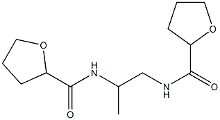 N-[2-(oxolane-2-carbonylamino)propyl]oxolane-2-carboxamide Struktur