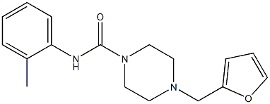 4-(furan-2-ylmethyl)-N-(2-methylphenyl)piperazine-1-carboxamide