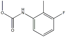 methyl N-(3-fluoro-2-methylphenyl)carbamate Struktur