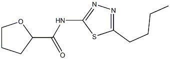 N-(5-butyl-1,3,4-thiadiazol-2-yl)oxolane-2-carboxamide Struktur