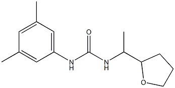 1-(3,5-dimethylphenyl)-3-[1-(oxolan-2-yl)ethyl]urea Struktur