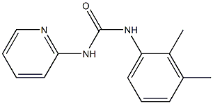 1-(2,3-dimethylphenyl)-3-pyridin-2-ylurea Struktur