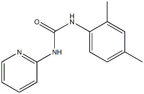 1-(2,4-dimethylphenyl)-3-pyridin-2-ylurea Struktur