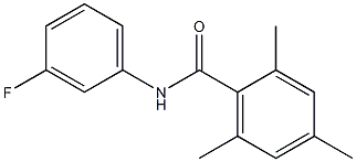 N-(3-fluorophenyl)-2,4,6-trimethylbenzamide Struktur