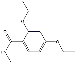 2,4-diethoxy-N-methylbenzamide Struktur