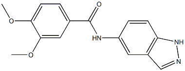 N-(1H-indazol-5-yl)-3,4-dimethoxybenzamide Struktur