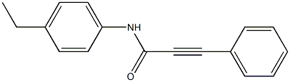 N-(4-ethylphenyl)-3-phenylprop-2-ynamide Struktur