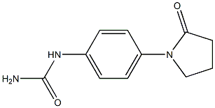 [4-(2-oxopyrrolidin-1-yl)phenyl]urea Struktur