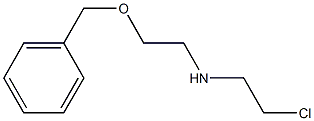 N-(2-chloroethyl)-2-phenylmethoxyethanamine Struktur