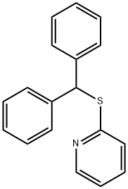 2-benzhydrylsulfanylpyridine Struktur